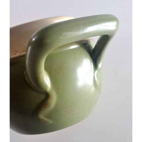 Nikko Pig Canister Jar Sugar Bowl 2 Handle Country Market Collection Green - Picture 7 of 7